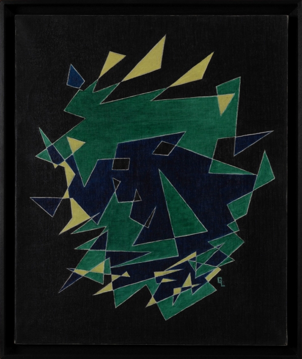 15-Guy de Lussigny 1955 Tourbillon -2 huile sur toile – Grande