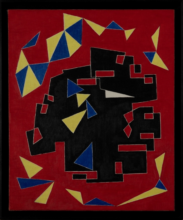 16-Guy de Lussigny 1955 Tourbillon 1 huile sur toile – Grande